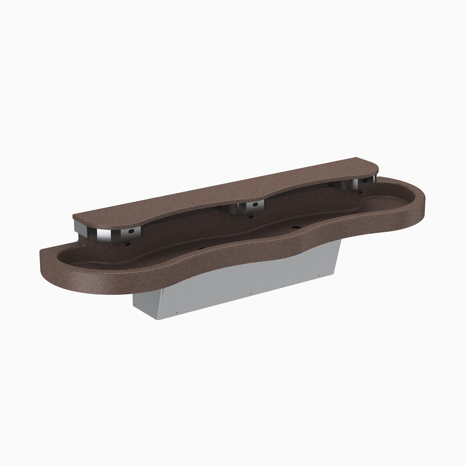 Sloan EW-4 SloanStone Electronic Washstation Sink w/ Below Deck Thermostatic Mixing Valve