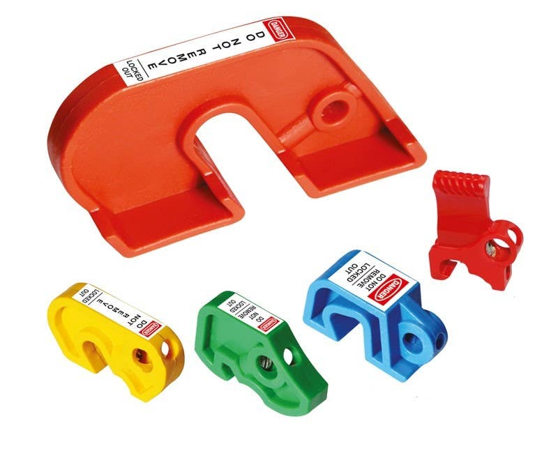 AccuformNMC CB08 Miniature Circuit Breaker Lockout, Set Of 5