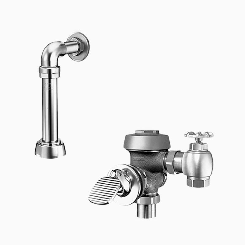 Sloan ROYAL 312 ROYAL Concealed Pedal Flushometer, Finish-Rough Brass