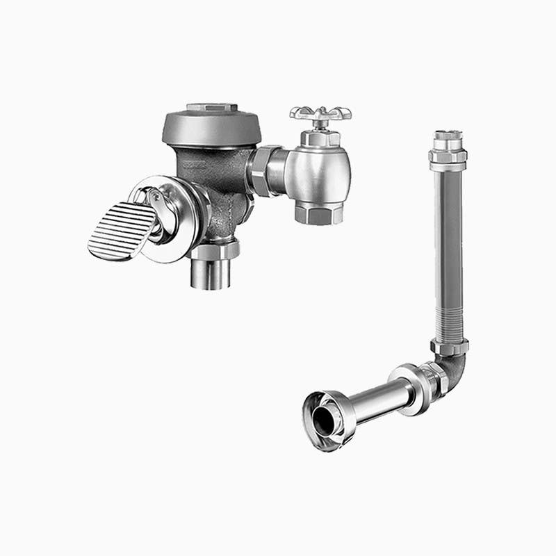 Sloan ROYAL 318 ROYAL Concealed Pedal Flushometer, Finish-Rough Brass