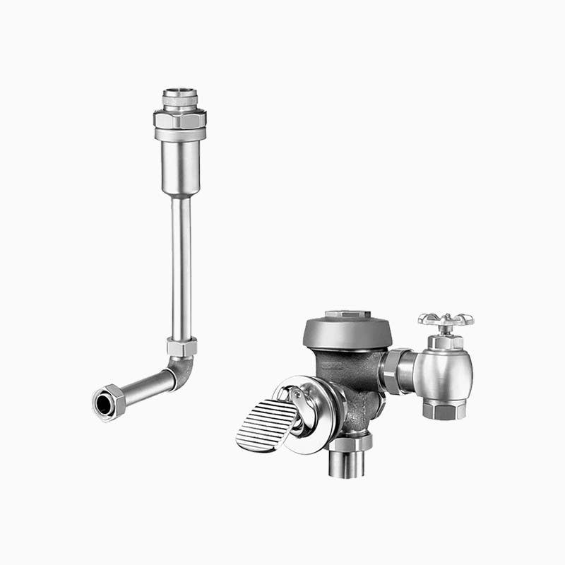 Sloan ROYAL 323 ROYAL Concealed Pedal Flushometer, Finish-Rough Brass