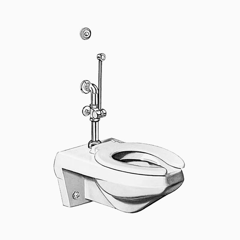 Sloan ROYAL BPW 1020 ROYAL Bedpan Washer Flushometer, Finish-Polished Chrome