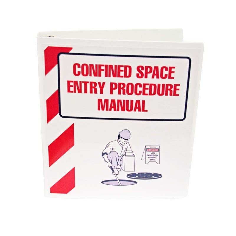 AccuformNMC CSC10 Confined Space Entry Procedure Manual, 11" x 8.50"