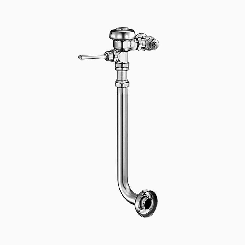 Sloan REGAL 125 XL U Regal XL Exposed Water Closet Flushometer, 1.25" Flush Connection, Finish-Polished Chrome