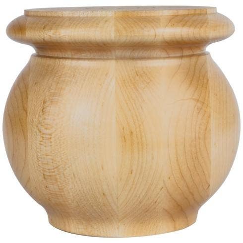 Hardware Resources BF16-1 Pot Belly Bun Foot