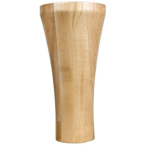 Hardware Resources BF16-3 Contemporary Cove Bun Foot, 4" W x 4" D