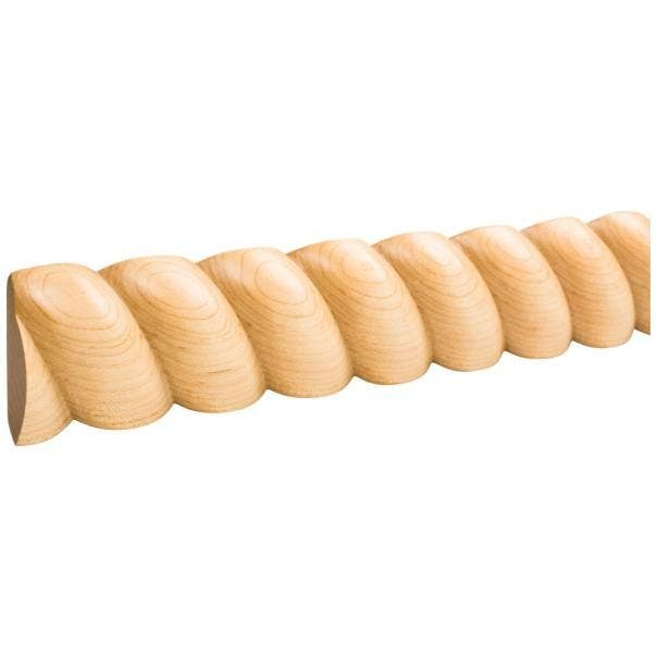 Hardware Resources CC2 Rope Corner Moulding, 7/8" D x 2 11/16" H