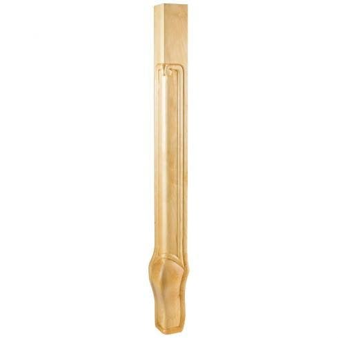 Hardware Resources CL-2 Queen Anne Corner Leg, 2 3/4" W x 2 3/4" D x 35 1/4" H