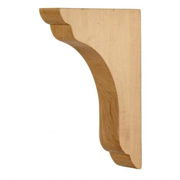 Hardware Resources COR46 Scalloped End Corbel, 1 3/4" W