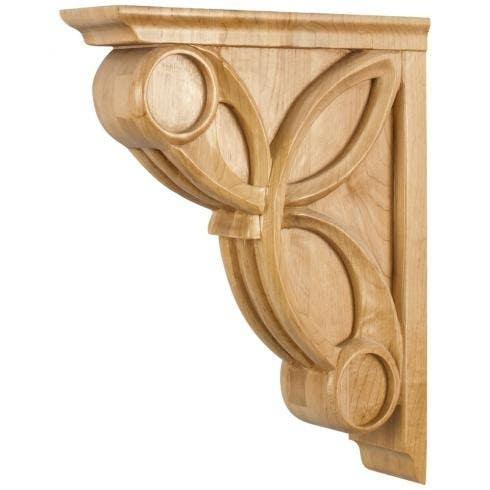Hardware Resources COR6 Celtic Weave Art Deco Corbel, 3" W