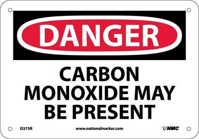 AccuformNMC D37 Danger, Falling Materials Sign, Standard Aluminum