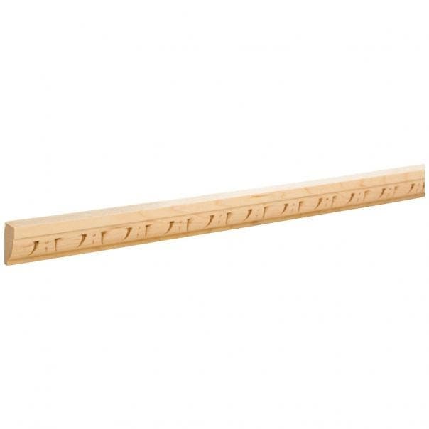 Hardware Resources EM-4 Egg & Dart Embossed Moulding, 24 Ft. (3 Sticks)