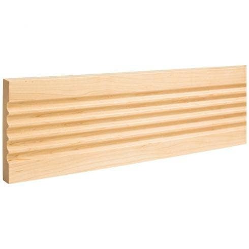 Hardware Resources FLT Fluted Moulding, 5/8" D, 24 Ft. (3 Sticks)