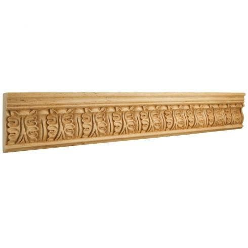 Hardware Resources HCM01 Acanthus Hand Carved Moulding, 8 Ft. (1 Stick)