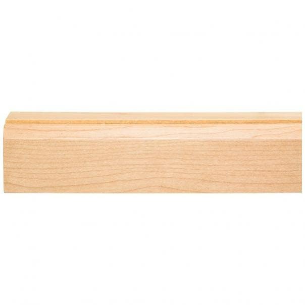 Hardware Resources LR006 Beveled Shaker Light Rail Moulding, 24 Ft. (3 Sticks)