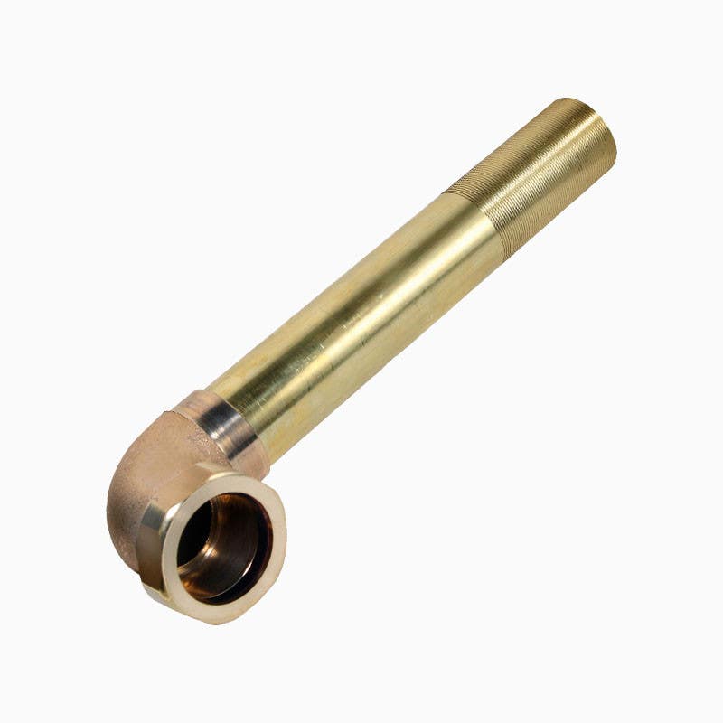 Sloan F-25-A Slip Joint Elbow w/Tail C to E, Finish-Rough Brass