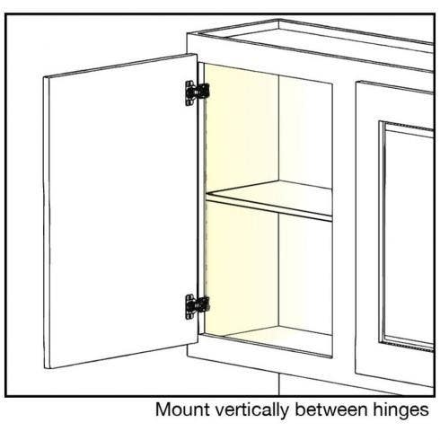 Task Lighting & Power L-RTDK-16 Accent Output Touch Dimmer Switch Tape Light Kit, 120 Lm/Ft., 16 Ft.