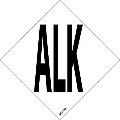 AccuformNMC DCL136 NFPA Label Symbol, ALK, PS Vinyl, 6", 5/Pk