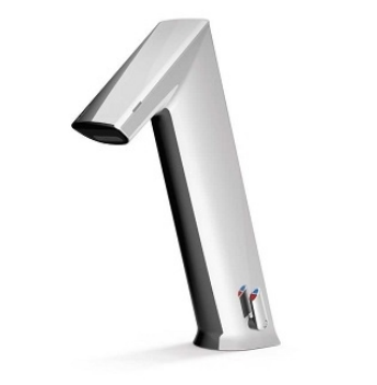 Sloan EFX180 BASYS High - Active Infrared Sensor Faucet, Battery And Turbine Powered, Polished Chrome