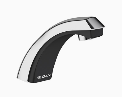 Sloan EBF-85 Optima Plus Faucet, Sensor-Activated, Battery Powered,Polished Chrome