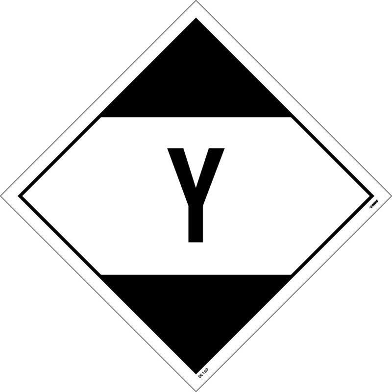 AccuformNMC MPC221 Dot Shipping Label, Limited Quantity Y, 4" x 4", PS Paper, 500/Roll