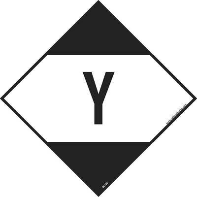 AccuformNMC DL180ALV Dot Shipping Label, Limited Quantity Y, 4" x 4", PS Vinyl, 500/Roll