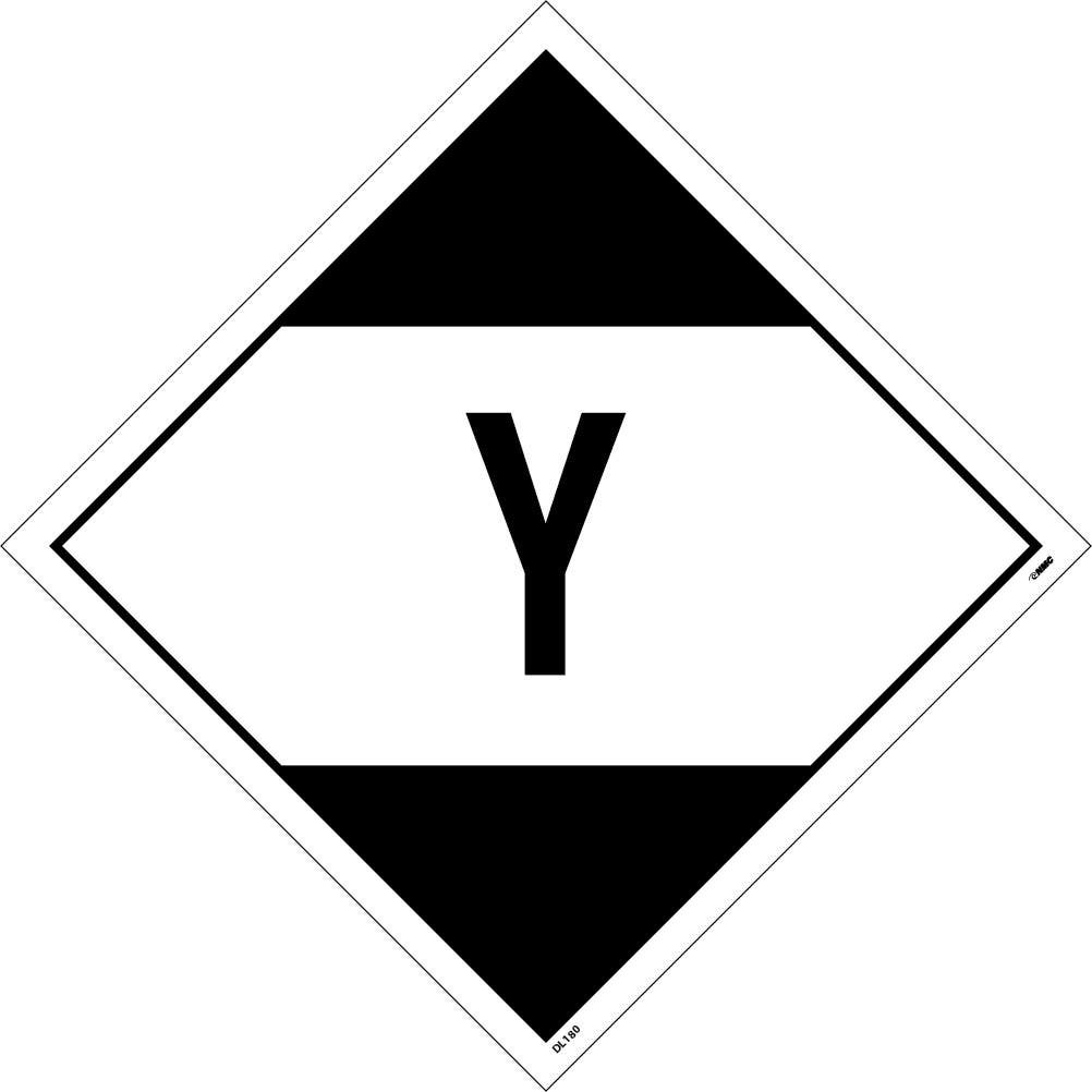 AccuformNMC DL180 Placard Sign, Limited Quantity Y, 10.75" x 10.75"