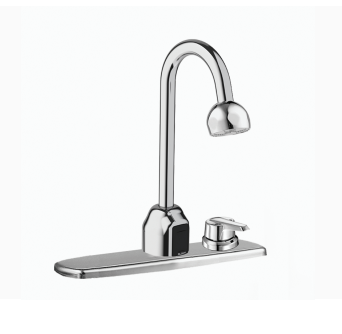 Sloan ETF-700 Optima Gooseneck Faucet, Sensor-Activated Deck Mount,Polished Chrome