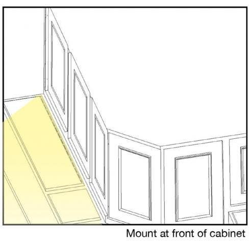 Task Lighting & Power L-VUK1Z1A-16 Wireless Controller Tape Light Kit, 1 Zone 1 Area, 16 Ft, 225 Lm/Ft.