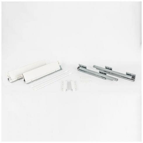 Hardware Resources MDB HR MAX Heavy Duty Soft-Close Metal Drawer Box System w/ 10 mm Dowel, Pair