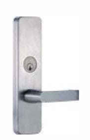 TownSteel ED300 Electrified Trim For 1000 Series Exit Device, Less Cylinder, Satin Chrome