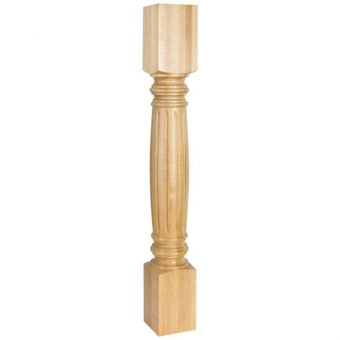 Hardware Resources P19 Fluted Post, 4 1/2" W x 4 1/2" D x 35 1/2" H