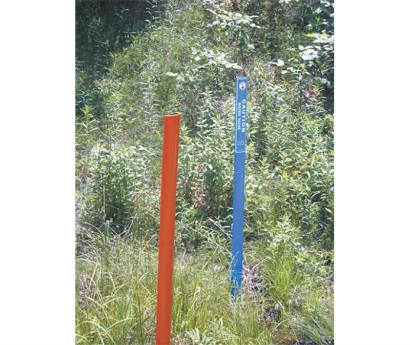 AccuformNMC EZ4 Utility Pole, 48" x 1.25", Plastic