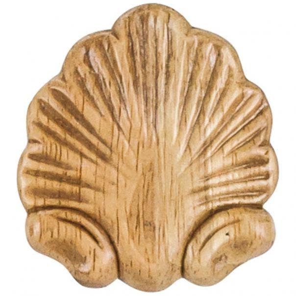 Hardware Resources PAPL-06RW Pressed Shell Applique, Wood Species-Rubberwood