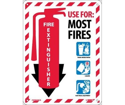 AccuformNMC MLFX522 Fire And Emergency Equipment, 14" x 10"