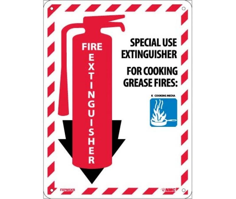 AccuformNMC FXPMSK Special Use Extinguisher Sign, 12" x 9"