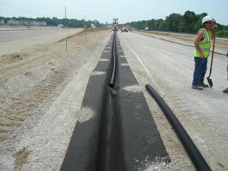 Advanced Drainage Systems 6510100 6" x 100 Ft Single Wall Pipe
