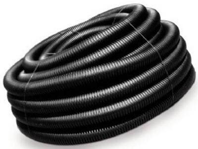 Advanced Drainage Systems 4010100 Poly Drainage Tube Corrugated, Slotted, 4"x 100 Ft