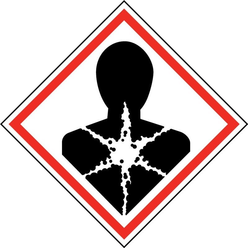 AccuformNMC LZH GHS Pictogram Label, Health Hazard, 250/Roll