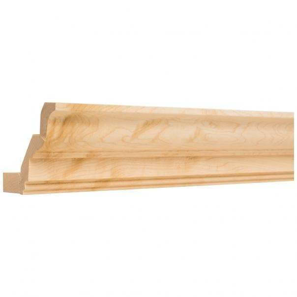 Hardware Resources SC19-E Full Overlay Standard Crown Moulding, 24 Ft. (3 Sticks)