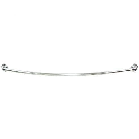 Elements SR02 Adjustable Curved Shower Curtain Rod, 56"-72", Retail Pack