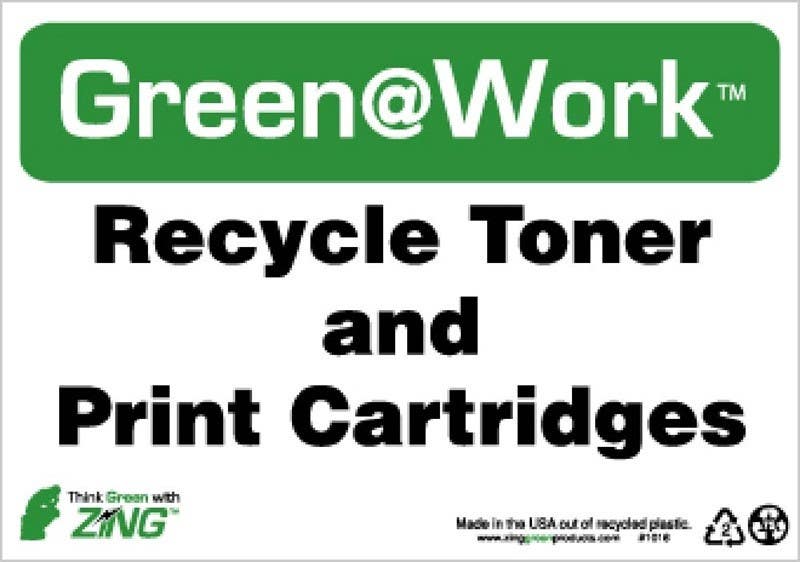 AccuformNMC GW1016 Recycle Toner And Print Cartridges, 7" x 10", Recycle Plastic