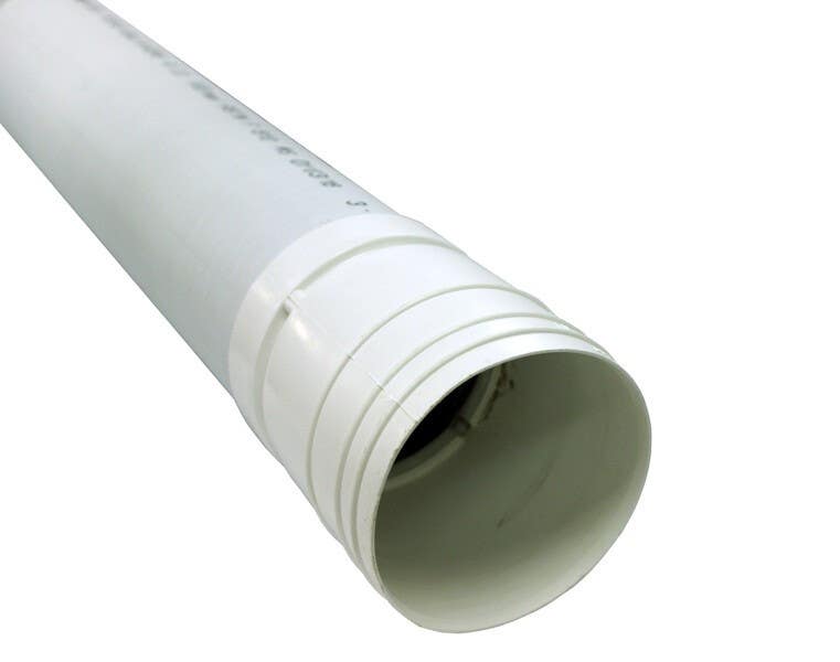 Advanced Drainage Systems 45 Triplewall Sewer & Drain Pipe, 4" x 10 Ft