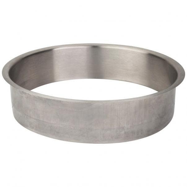 Hardware Resources TCR Trash Can Ring, Brushed Stainless Steel