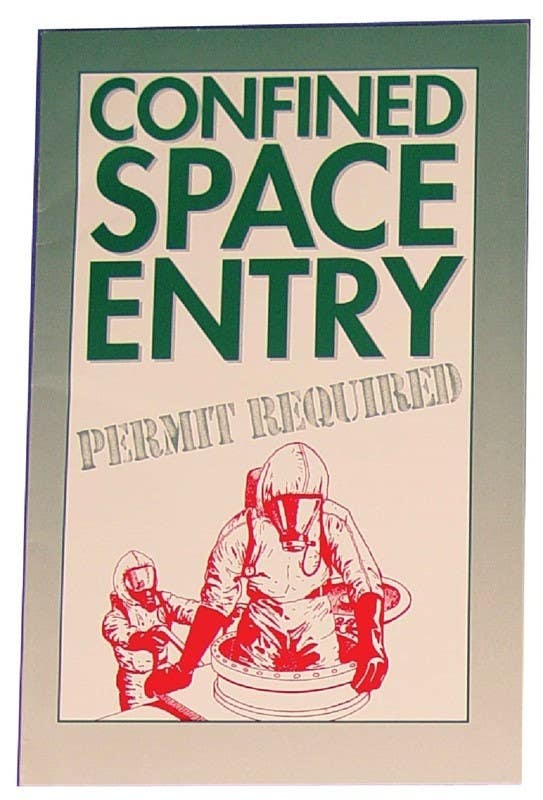 AccuformNMC HB05 Confined Space Safety Awareness Handbook, 8" x 5", 10/Pk