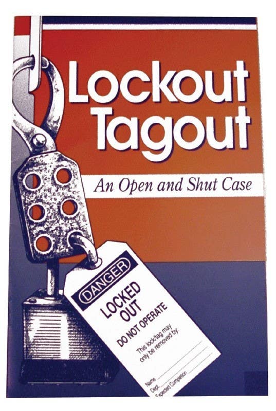AccuformNMC HB13 Lockout Tagout Safety Awareness Handbook, 8" x 5", 10/Pk
