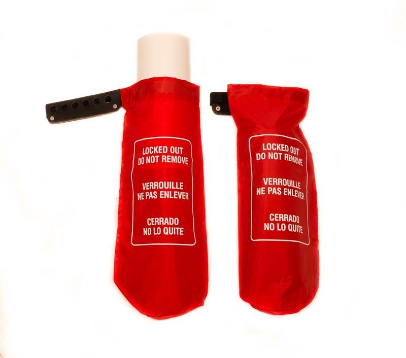 AccuformNMC HCL1 Hoist Control Lockout, Pipe & Cover, 18"