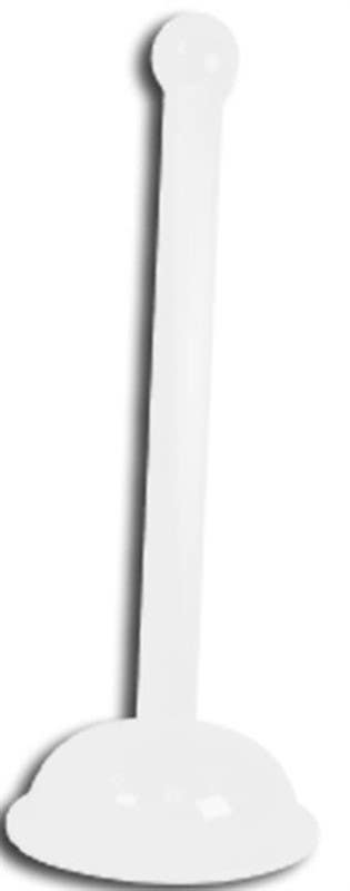 AccuformNMC HDS41W 41" Warning Post White, Case Of 4