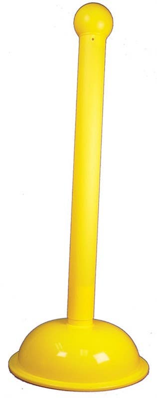 AccuformNMC PRC741 Plastic Stanchion Posts, Heavy-Duty Stanchion Posts, 41" H