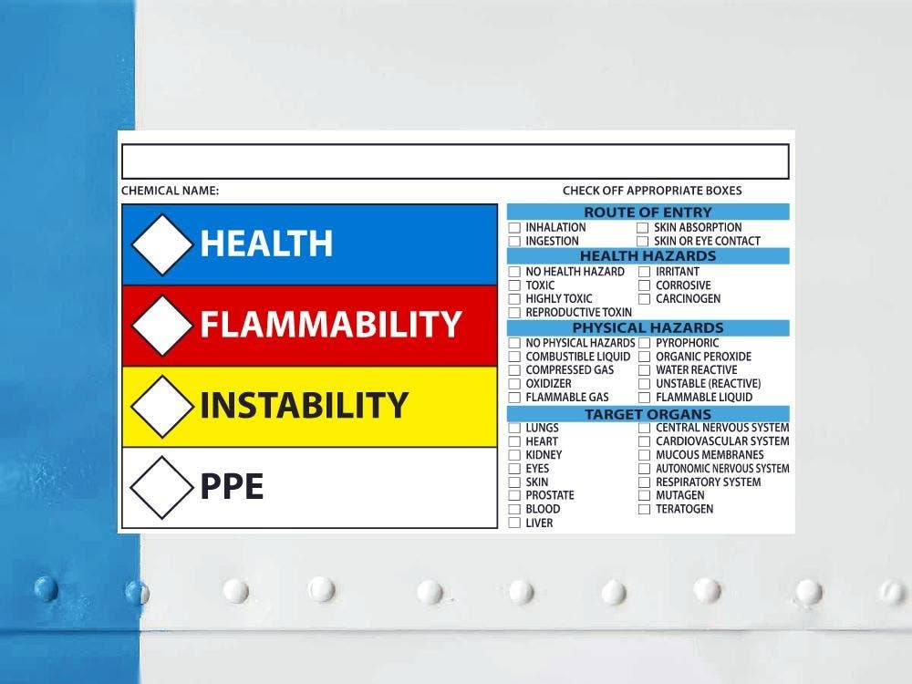 AccuformNMC LZS HMCIS Label: Target Label, Adhesive-Poly Sheet